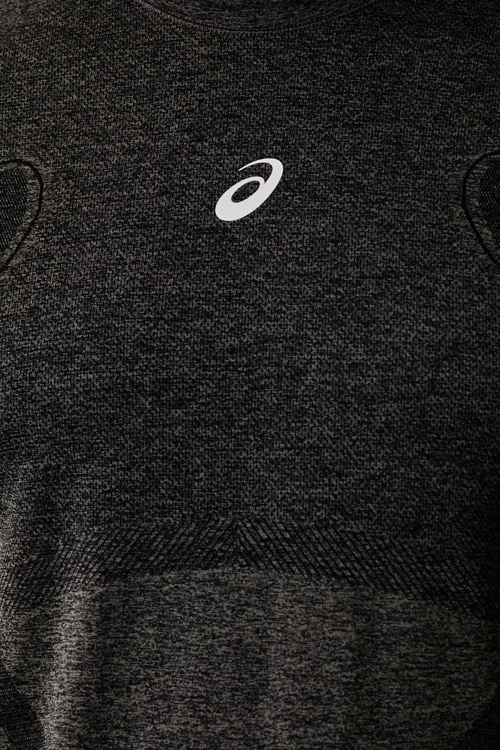 Asics T-shirt treningowy męski ROAD SEAMLESS SS TOP 2011D355.001 czarny