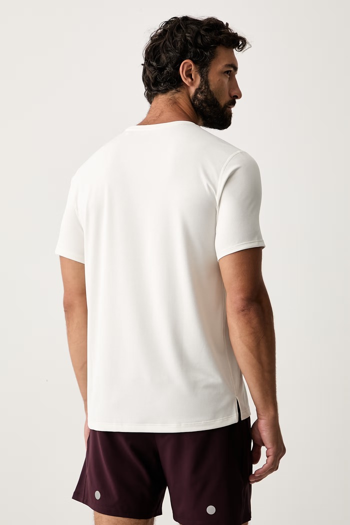 Odzież Asics T-shirt treningowy męski CORE SS TOP 2011D221.100 beżowy