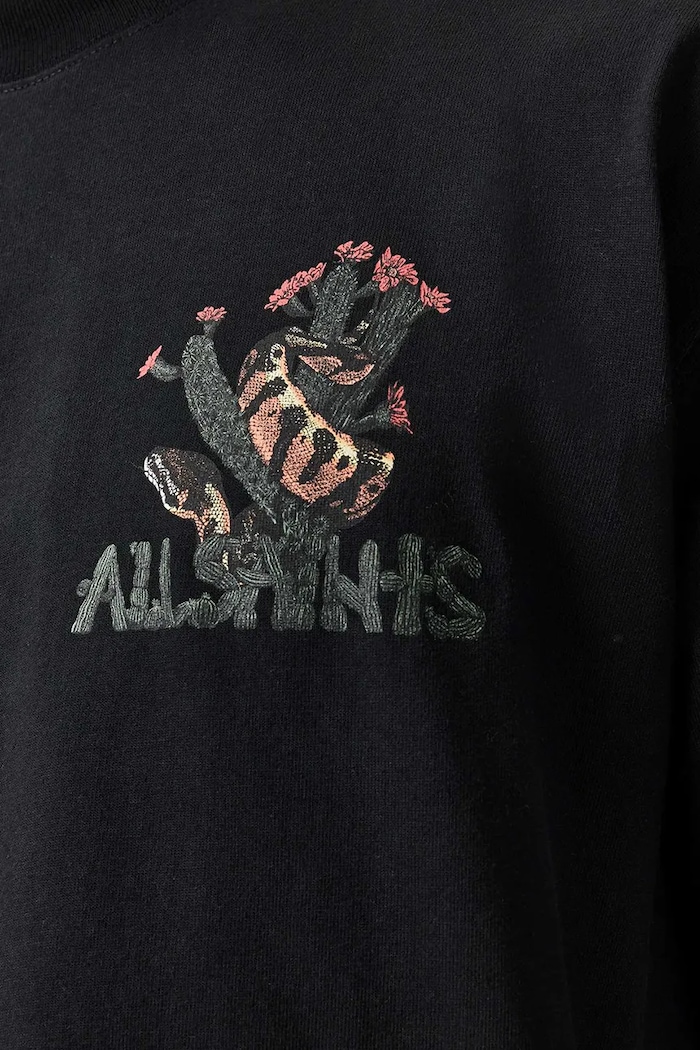 AllSaints Oversize t-shirt ανδρικό βαμβακερό CACTI M044PE