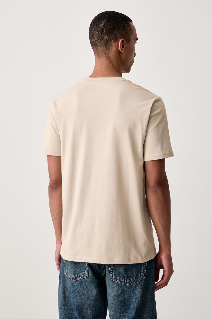 Odzież Baron Filou T-shirt bawełniany 000013295 beżowy