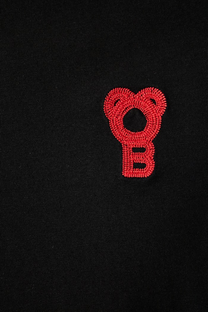 T-shirt męski z lyocellem Baron Filou czarny 000017365