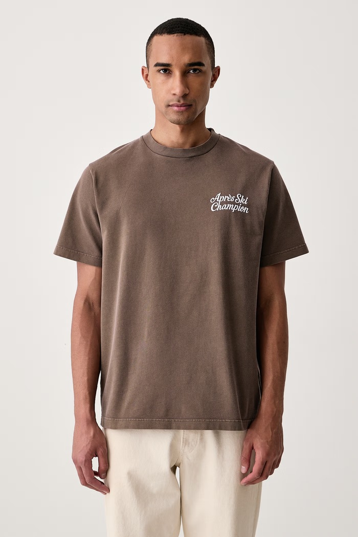 Odzież Baron Filou T-shirt bawełniany 000017260 brązowy