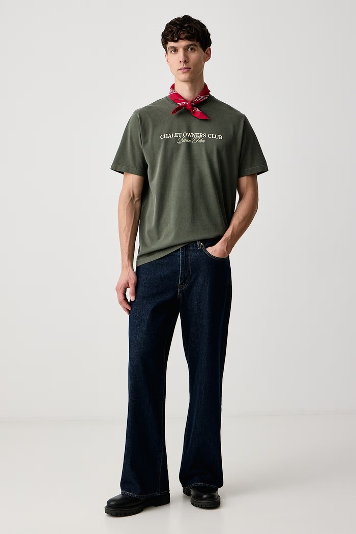 Baron Filou T-shirt bawełniany 000017232 zielony AW26