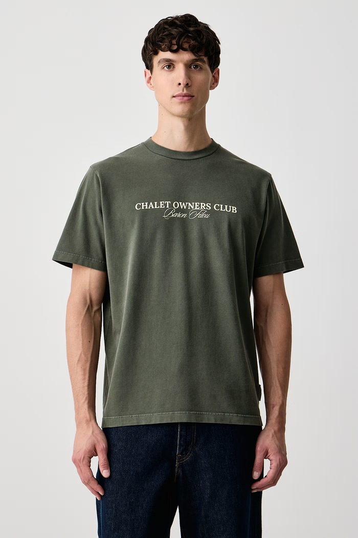 Odzież Baron Filou T-shirt bawełniany 000017232 zielony