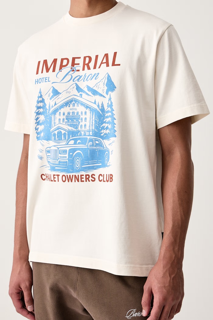 T-shirt damski bawełniany Baron Filou 000017204 beżowy