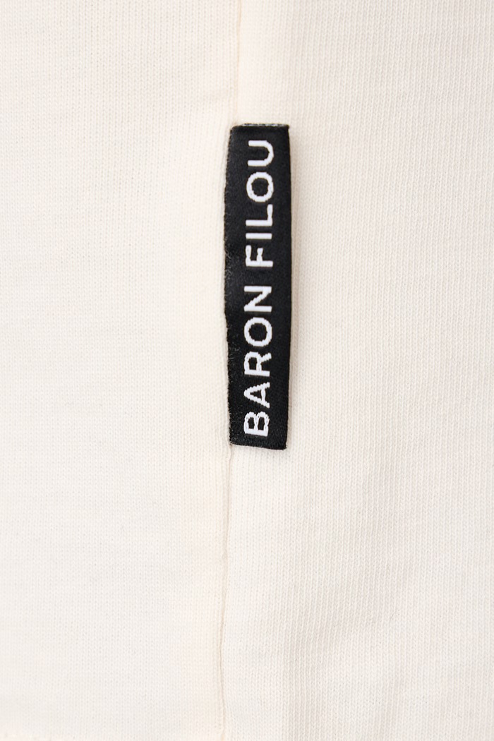 T-shirt damski bawełniany Baron Filou beżowy 000017204
