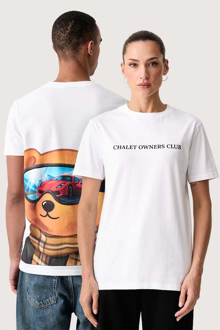 Baron Filou T-shirt bawełniany biały 000017070