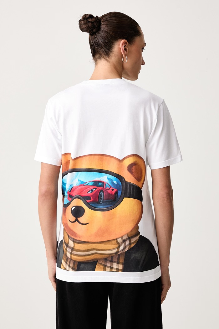 Baron Filou T-shirt bawełniany 000017070 biały AW26