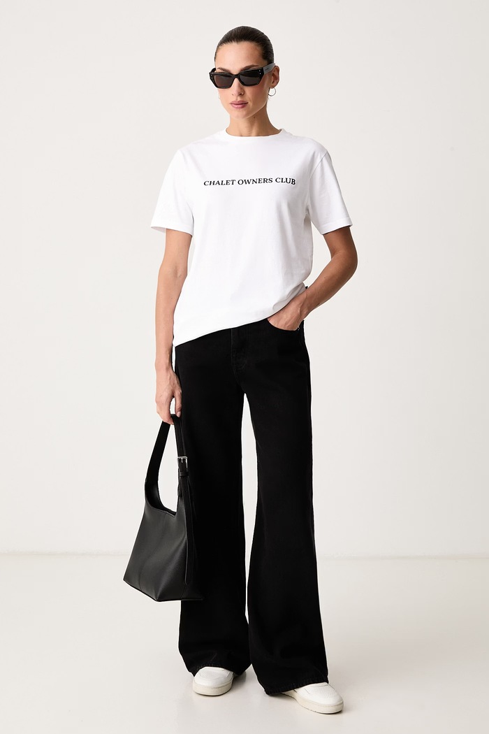 T-shirt bawełniany Baron Filou 000017070 biały