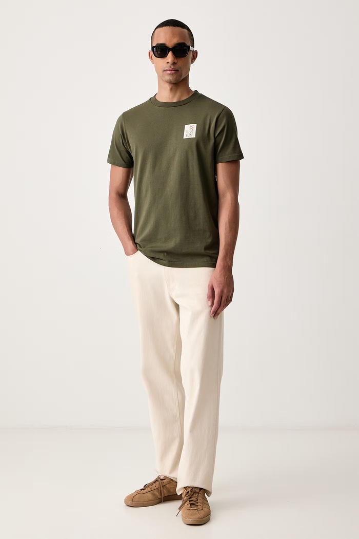 Odzież Baron Filou T-shirt bawełniany 000017035 zielony