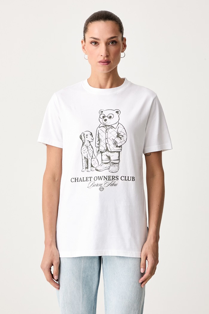 Baron Filou T-shirt bawełniany 000016881 biały AW26