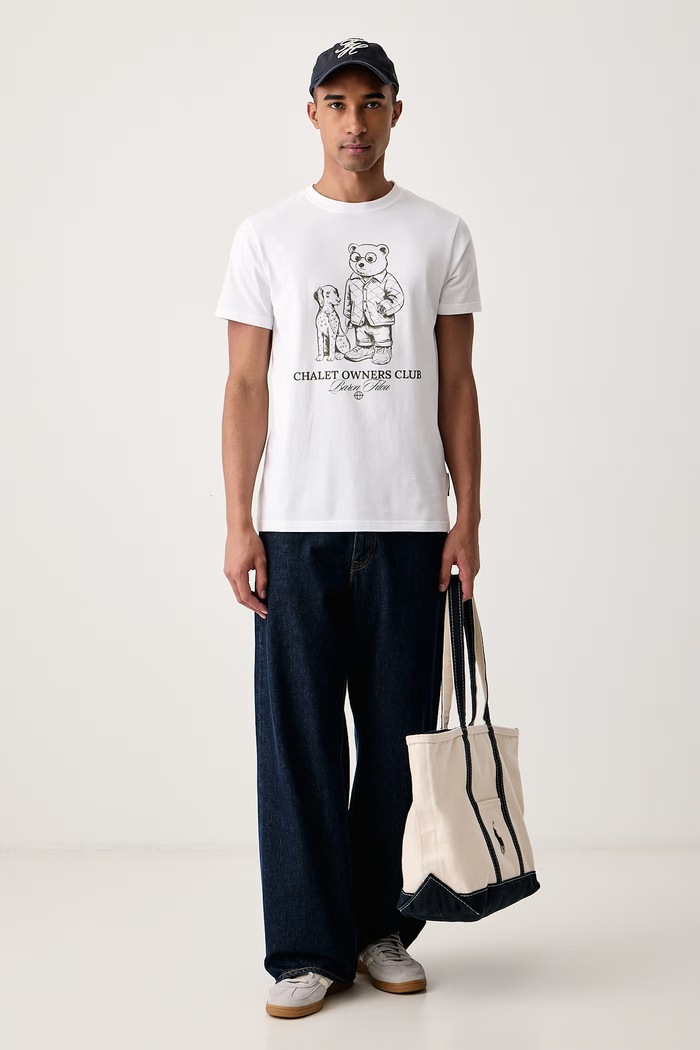 Odzież Baron Filou T-shirt bawełniany 000016881 biały