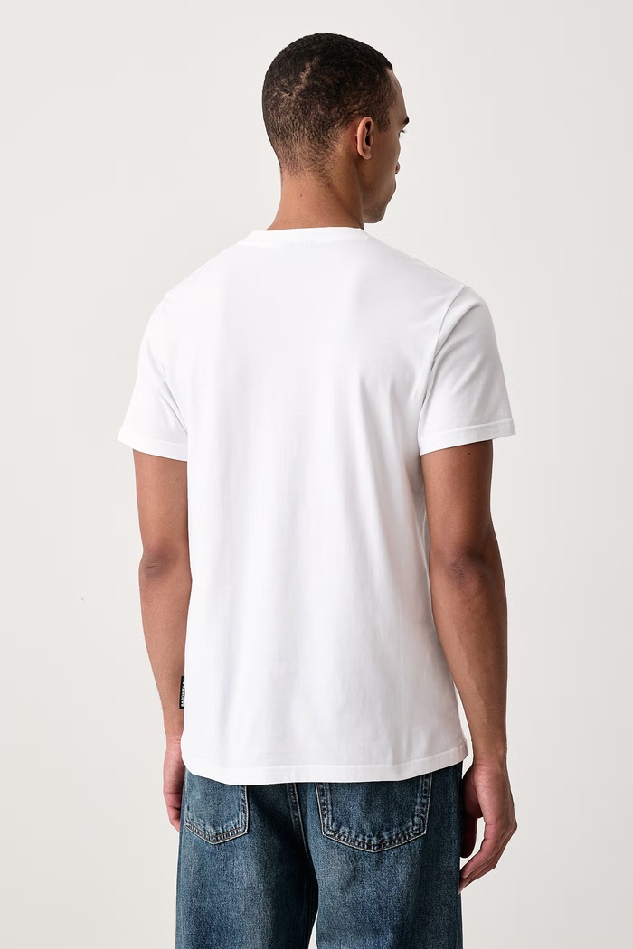 T-shirt bawełniany Baron Filou biały 000016874