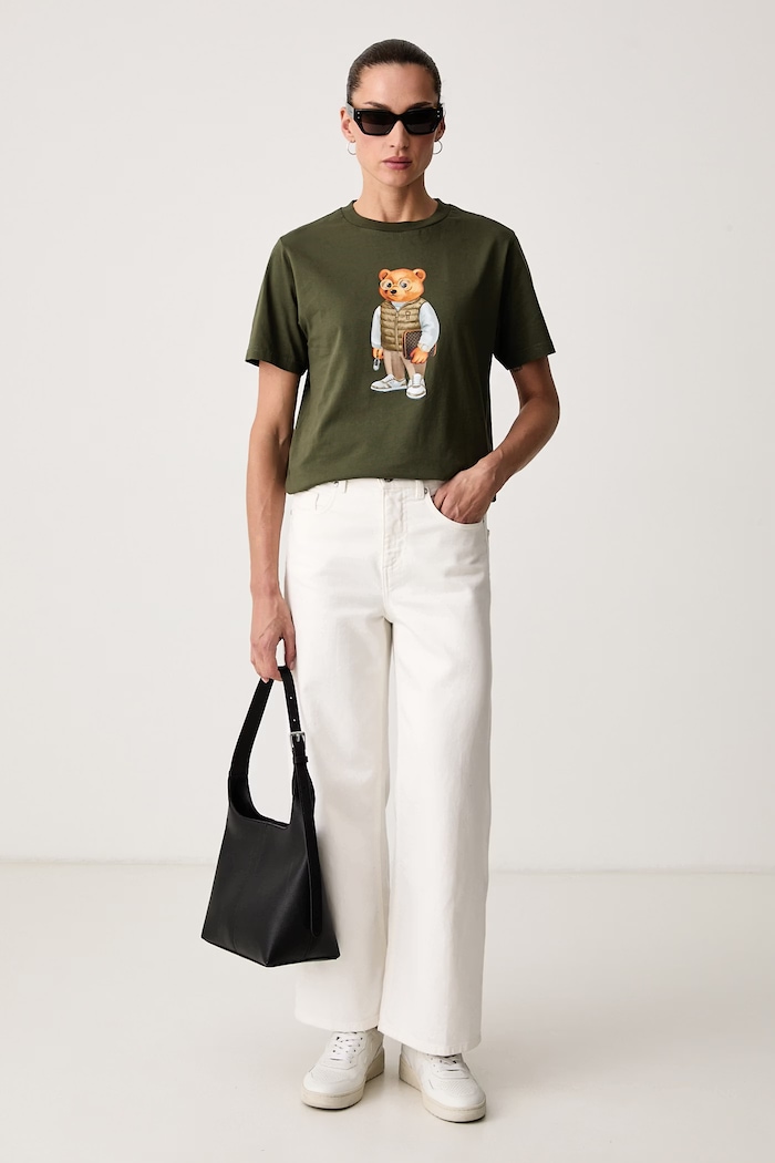 T-shirt bawełniany Baron Filou zielony 000016790