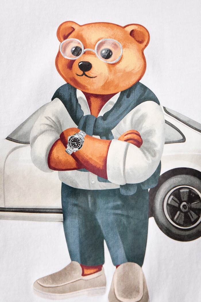T-shirt bawełniany Baron Filou biały 000016819