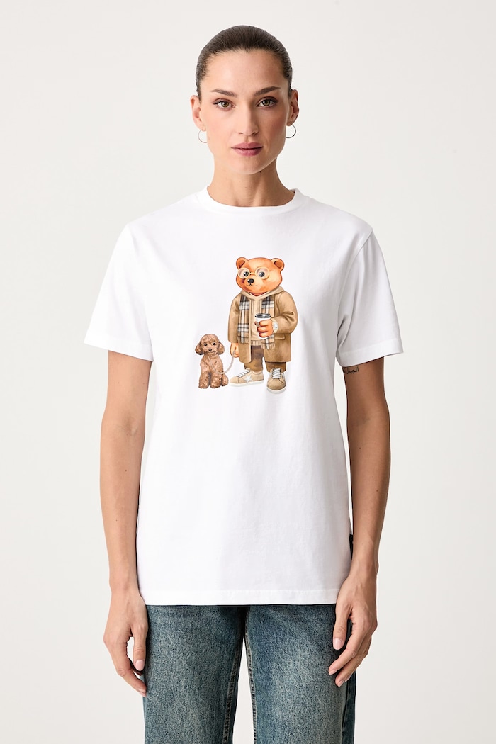 Oblečenie Baron Filou Tričko bavlnené 000016825 biela