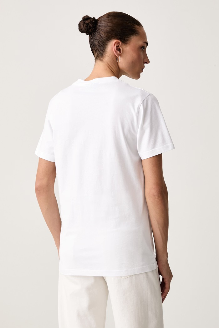 T-shirt bawełniany Baron Filou 000016832 biały