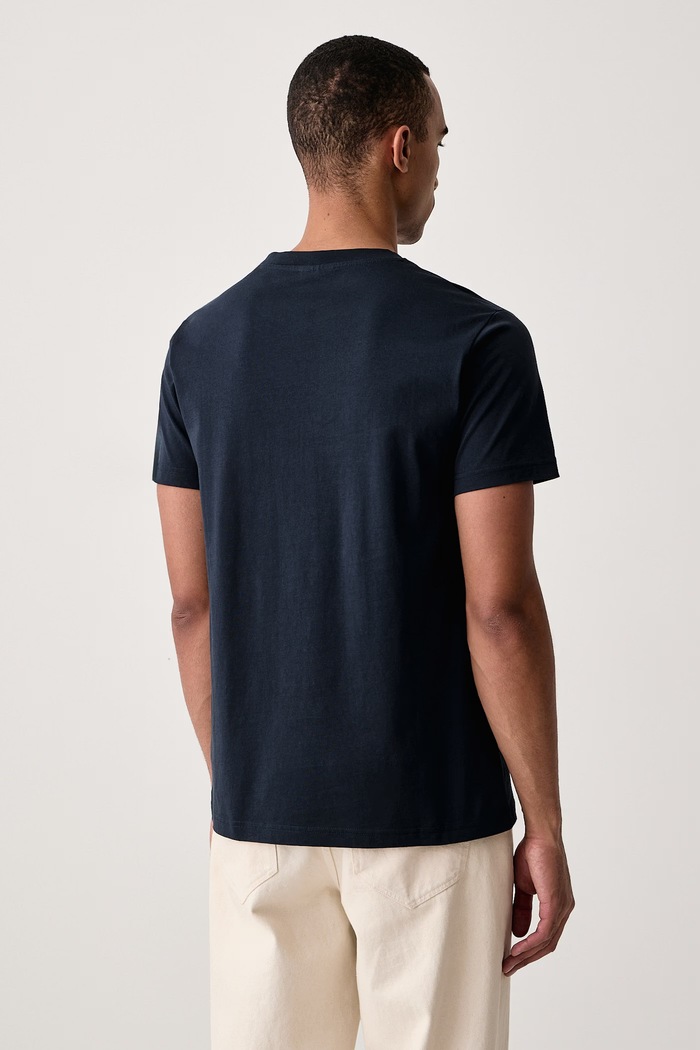Odzież Baron Filou T-shirt bawełniany 000016755 granatowy