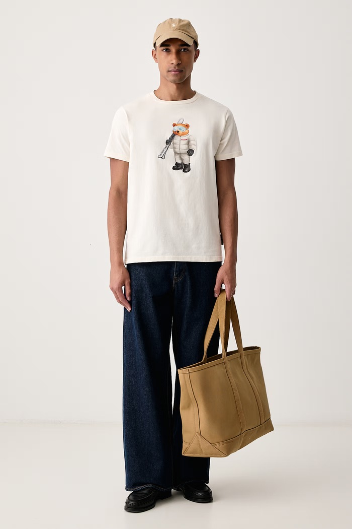Odzież Baron Filou T-shirt bawełniany 000016748 beżowy