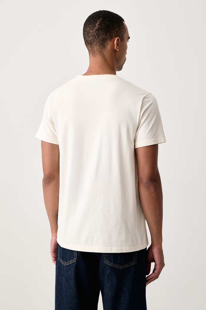 T-shirt bawełniany Baron Filou beżowy 000016748
