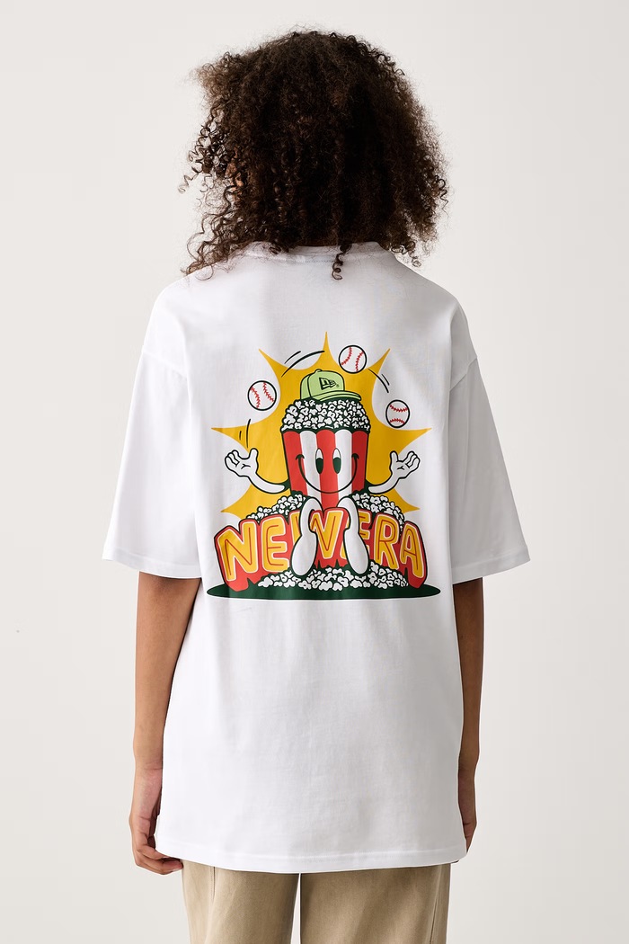 New Era T-shirt βαμβακερό λευκό 60897452