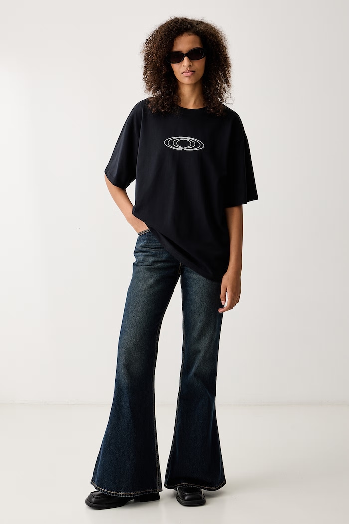 Rains Футболка для мужчин из хлопка Classic T-shirt Splash 41470.01 чёрный AW26