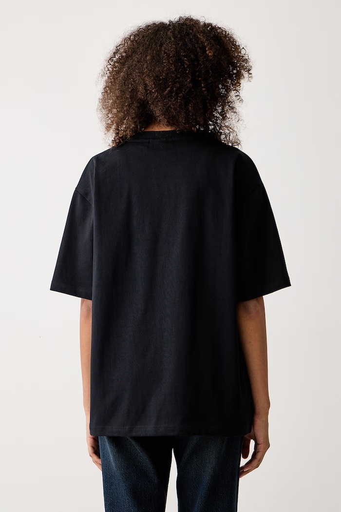 Одежда Rains Футболка для мужчин из хлопка Classic T-shirt Splash 41470.01 чёрный