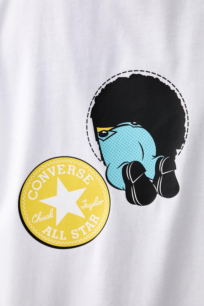 Converse T-shirt bawełniany x Minions & Monsters CVM6T226