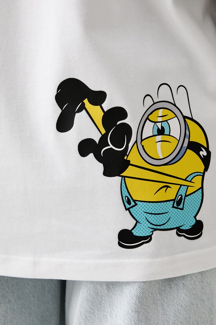 Converse T-shirt bawełniany x Minions & Monsters CVM6T225