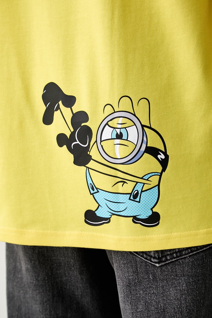 Converse T-shirt bawełniany x Minions & Monsters CVM6T225