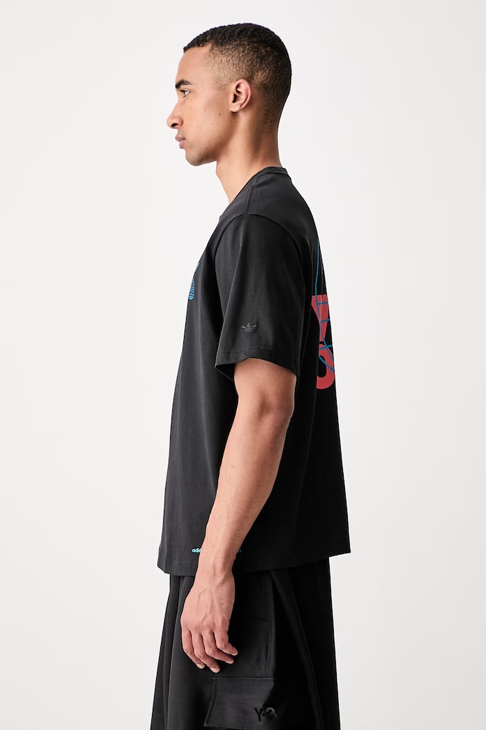 adidas Originals DTMF Bad Bunny Heavyweight Merch T-shirt bawełniany czarny KW8112