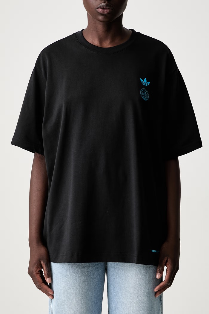 adidas Originals DTMF Bad Bunny Heavyweight Merch T-shirt bawełniany KW8112 czarny