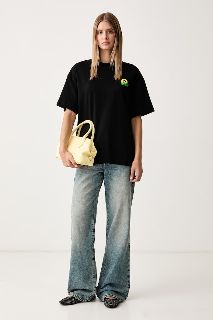 Barrow T-shirt βαμβακερό F6BWUATH069 μαύρο AW26
