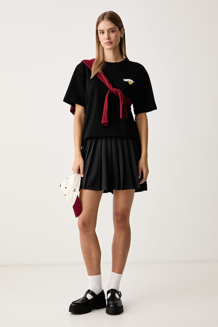 Barrow T-shirt γυναικείο βαμβακερό F6BWUATH068 μαύρο AW26