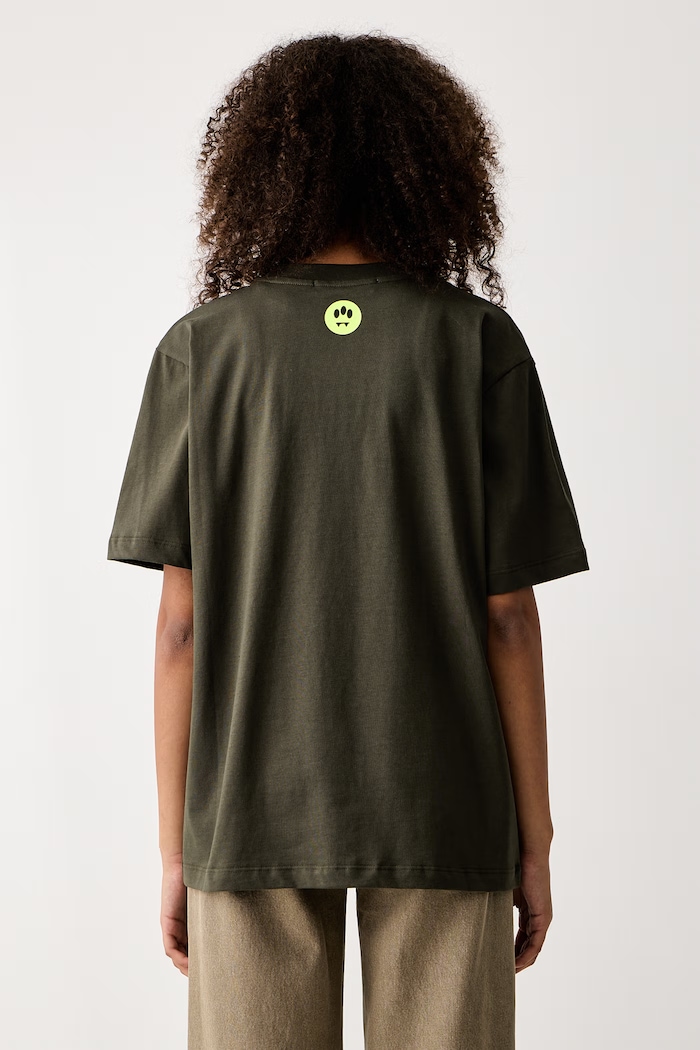 Ruházat Barrow T-shirt pamut F6BWUATH065 zöld