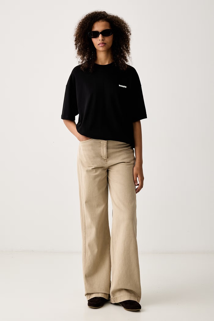 Barrow T-shirt βαμβακερό F6BWUATH019 μαύρο AW26