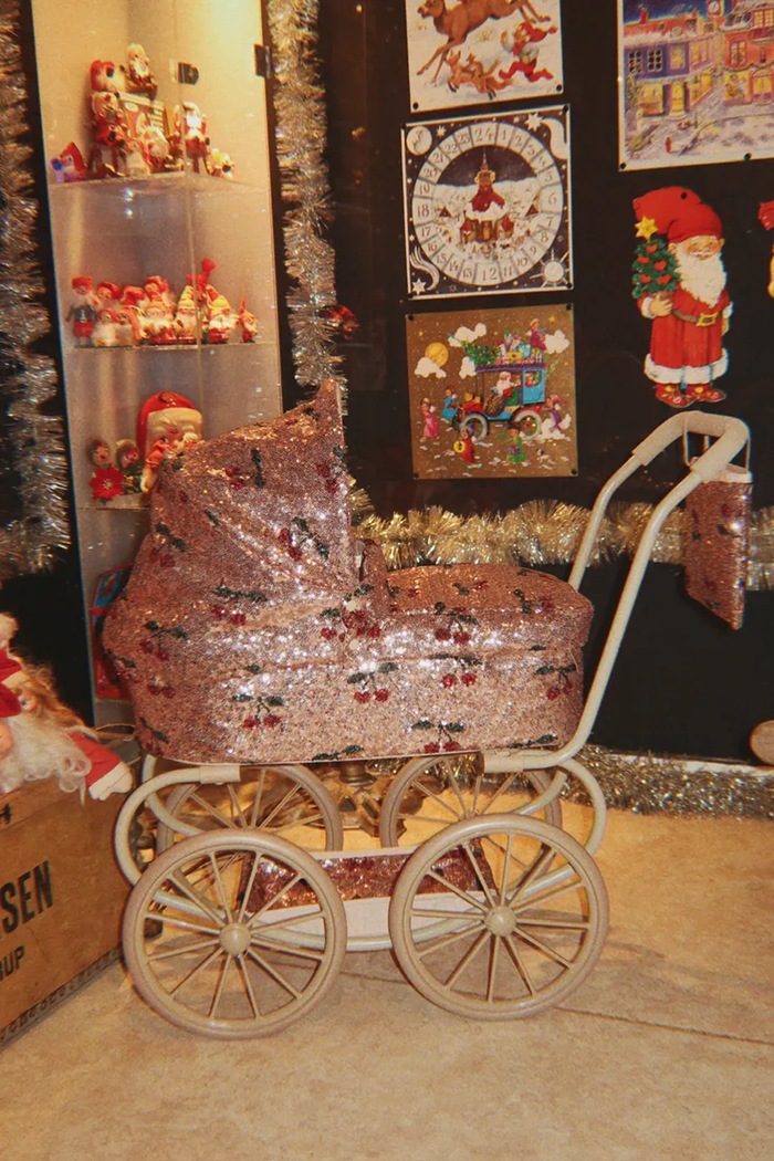 Konges Sløjd Wózek dla lalek dziecięcy SPARKLY MINNIE DOLL PRAM KS106606.9BY2