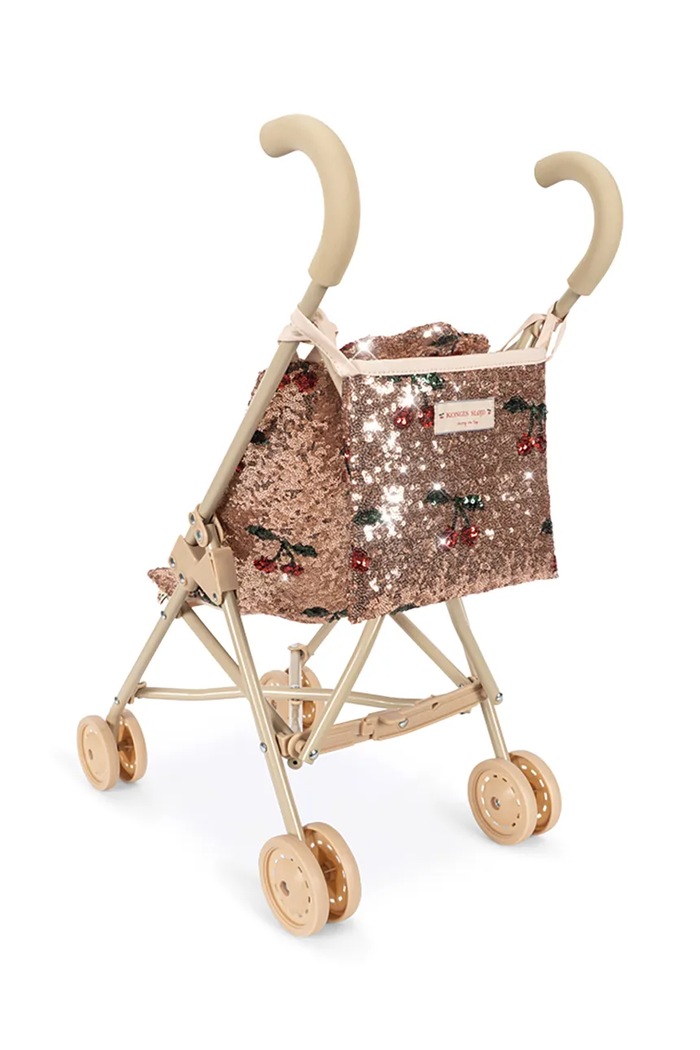 Konges Sløjd Wózek dla lalek dziecięcy SPARKLY DOLL STROLLER KS106605.9BY2 różowy AW26