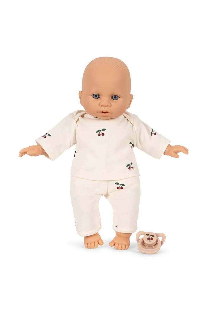 Dziewczynka Konges Sløjd Zestaw zabawek dziecięcych POPPY DOLL STROLLER SET KS106579.9BY2 beżowy