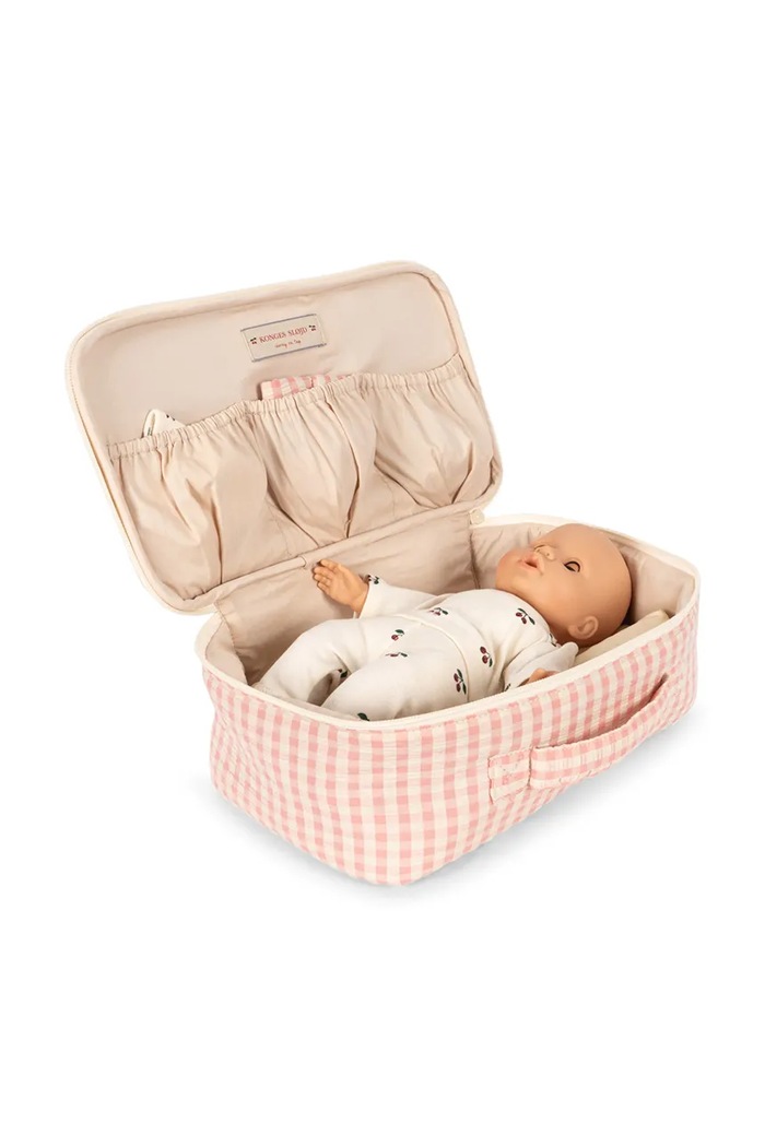 Konges Sløjd Zestaw zabawek dziecięcych BABY DOLL NURSERY SUITCASE KS106374.9BY2 różowy AW26
