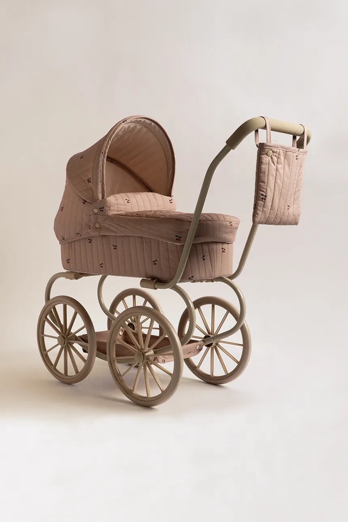Konges Sløjd Wózek dla lalek dziecięcy MINNIE DOLL PRAM różowy KS105802.9BY2