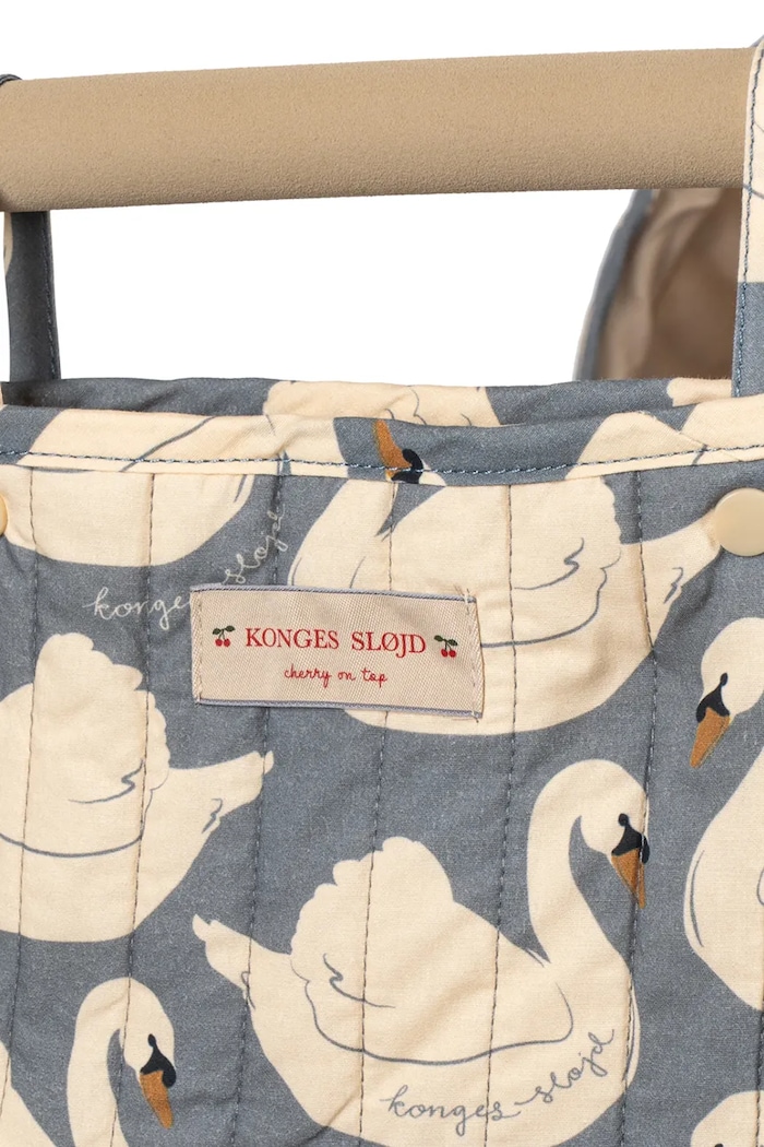 Wózek dla lalek dziecięcy bawełniany MINNIE DOLL PRAM Konges Sløjd KS106167.9BY2 biały