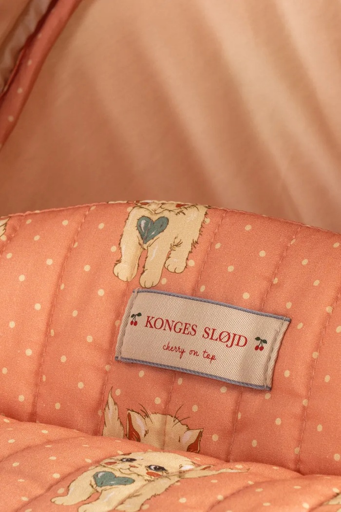 Konges Sløjd Wózek dla lalek dziecięcy bawełniany MINNIE DOLL PRAM KS106167.9BY2