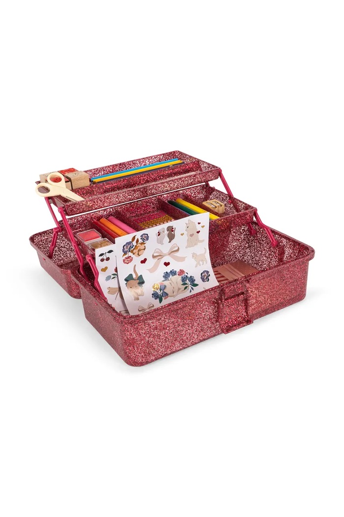Konges Sløjd Sada hračiek detská CREATIVE ART CADDY ružová KS105960.G.9BY2