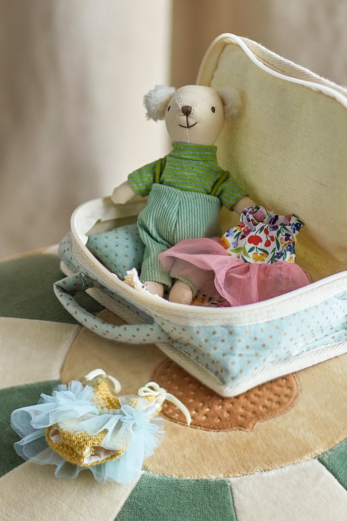 Bloomingville MINI Przytulanka dziecięca z bawełną Lara Doll 82064944