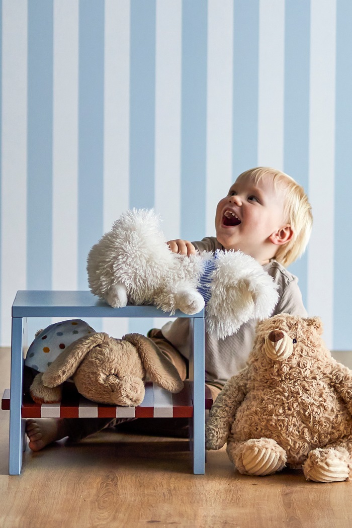 Chłopiec Bloomingville MINI Przytulanka dziecięca Tito Soft toy 82069591 biały