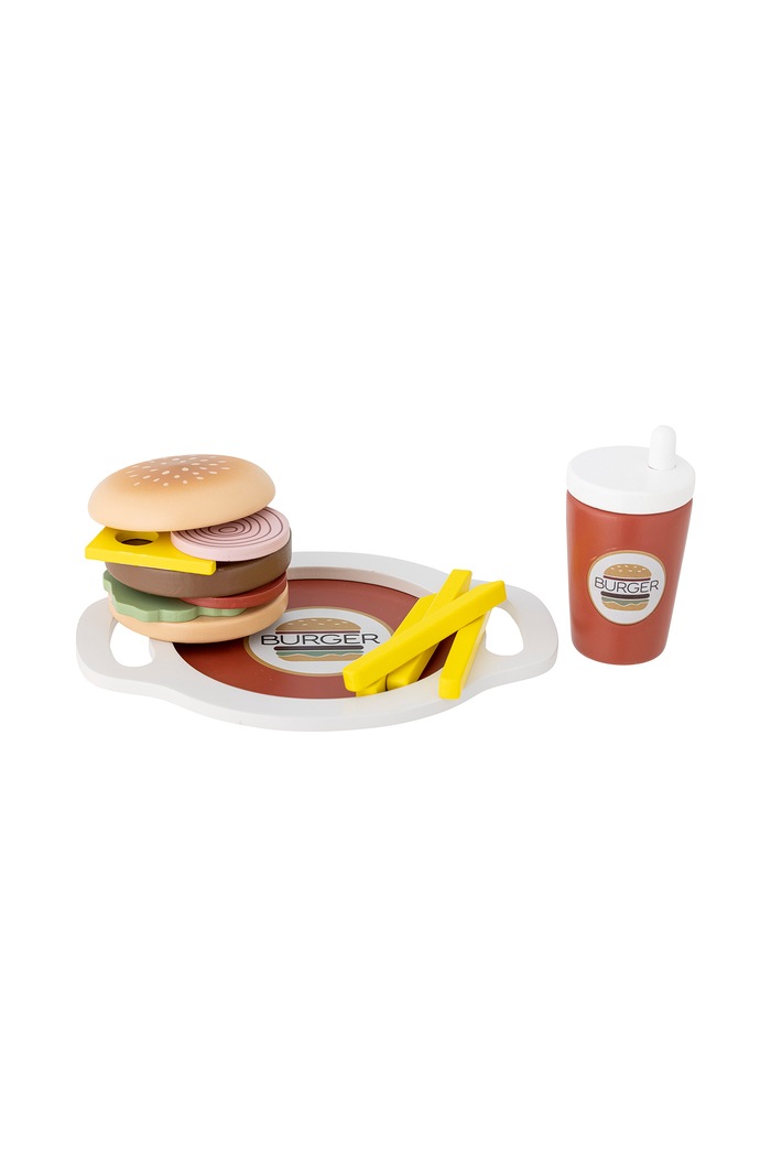 Bloomingville MINI Zabawka drewniana Jools Play Set, Food 82058514 multicolor AW26