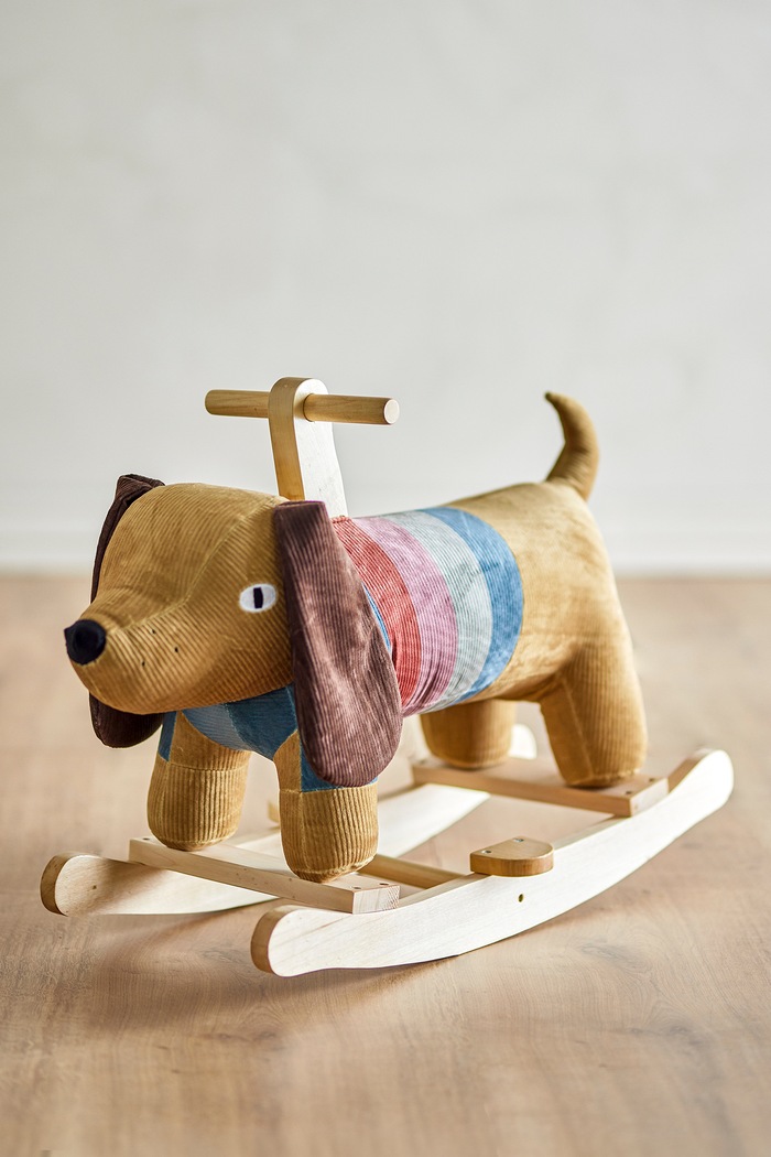 Bloomingville MINI Koń na biegunach dziecięcy Charlie Rocking Toy, Dog 82054120