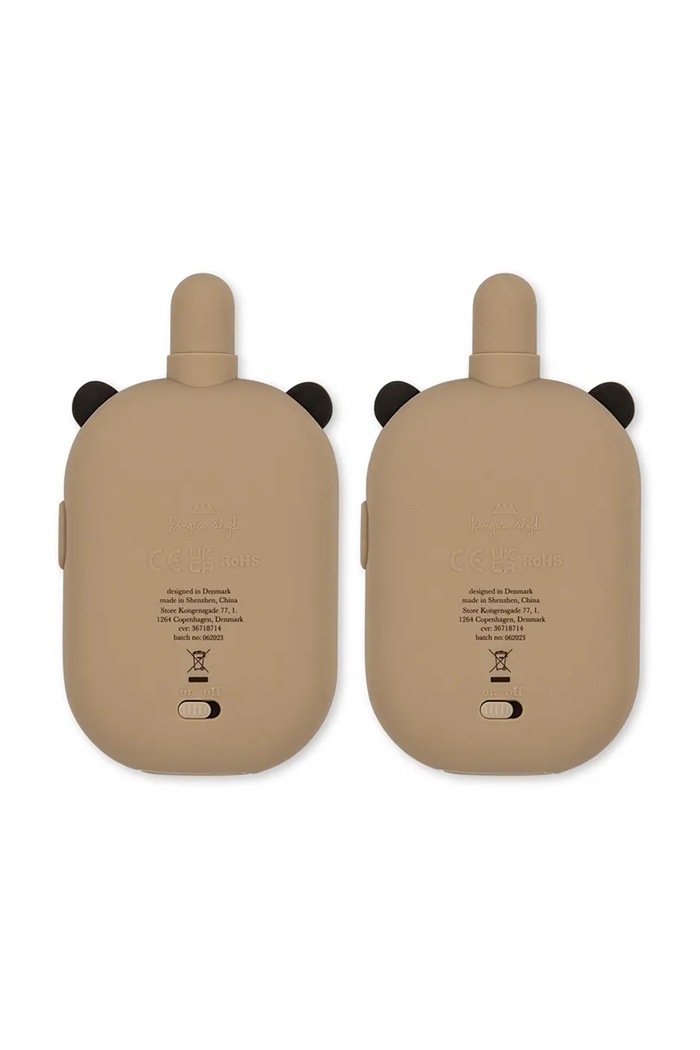Konges Sløjd Zestaw zabawek dziecięcy WALKIE TALKIE KS107812.9BY2 beżowy AW26