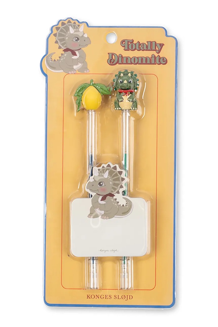 Zestaw długopisów dziecięcych PENCIL FRIENDS Konges Sløjd KS106570.9BY2 żółty
